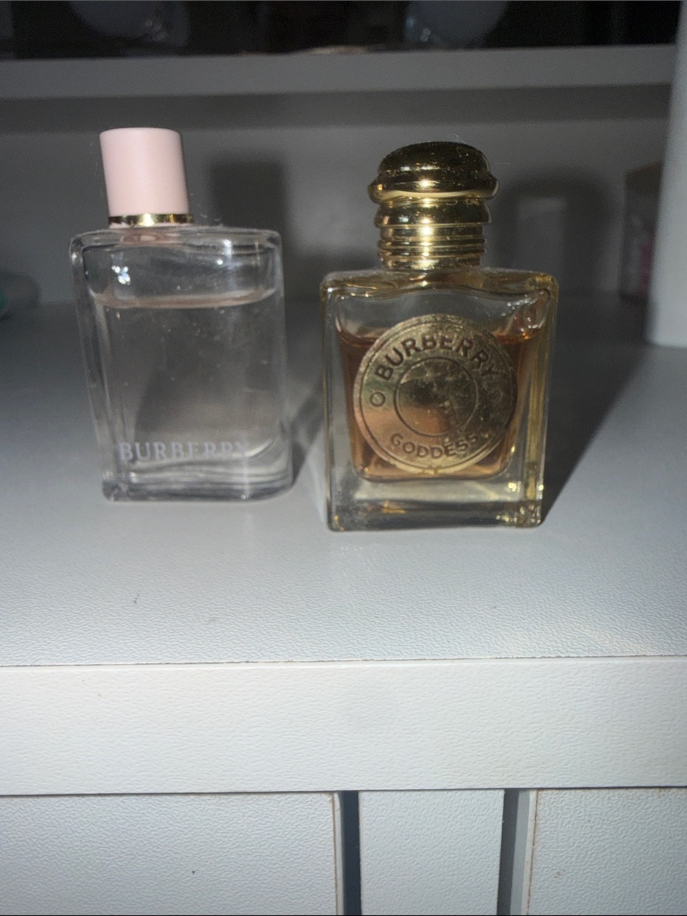 Burberry Gold and Clear Mini Perfume Bottle Set - Picture 2 of 2